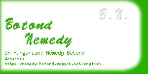 botond nemedy business card