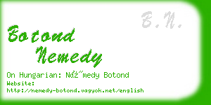 botond nemedy business card